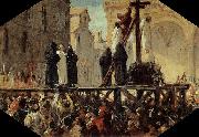 Stefano Ussi, The Execution of Savonarola
